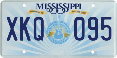 MS license plate XKQ095