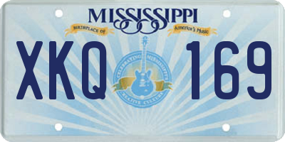 MS license plate XKQ169