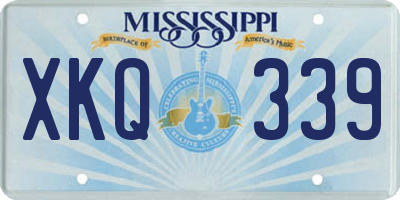 MS license plate XKQ339