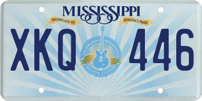 MS license plate XKQ446