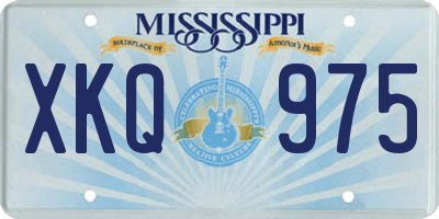 MS license plate XKQ975