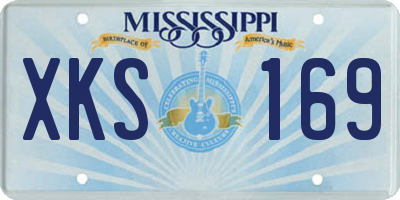 MS license plate XKS169