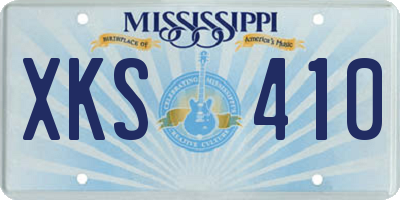 MS license plate XKS410