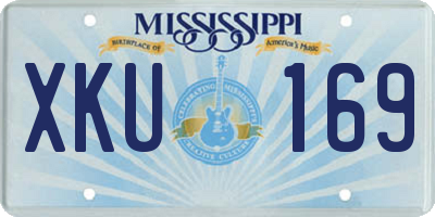 MS license plate XKU169