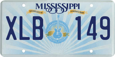 MS license plate XLB149