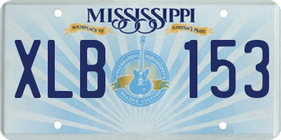 MS license plate XLB153