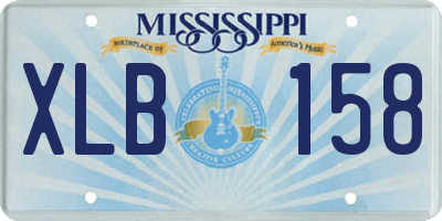 MS license plate XLB158