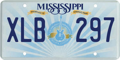 MS license plate XLB297