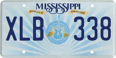 MS license plate XLB338