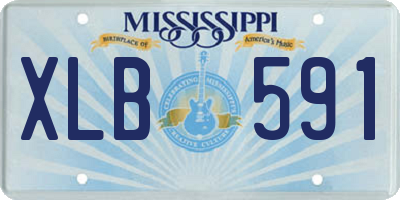 MS license plate XLB591