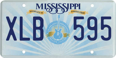 MS license plate XLB595