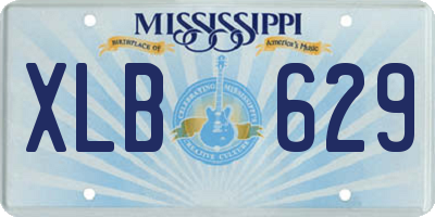 MS license plate XLB629