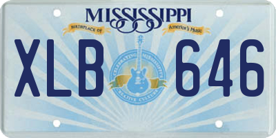 MS license plate XLB646