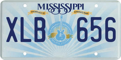 MS license plate XLB656