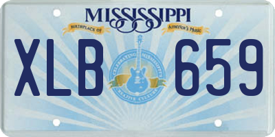 MS license plate XLB659