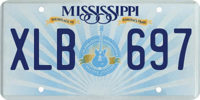 MS license plate XLB697