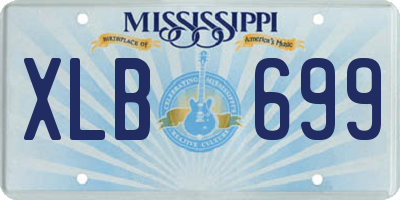 MS license plate XLB699