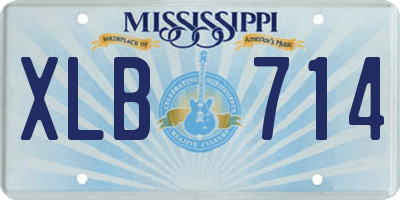 MS license plate XLB714