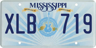 MS license plate XLB719