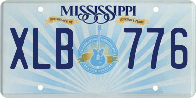 MS license plate XLB776