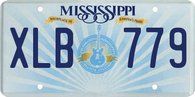 MS license plate XLB779