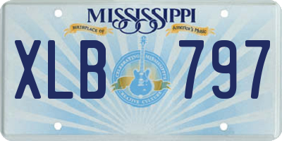 MS license plate XLB797