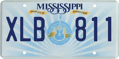 MS license plate XLB811