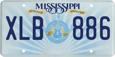 MS license plate XLB886