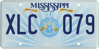 MS license plate XLC079
