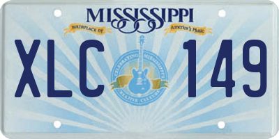 MS license plate XLC149