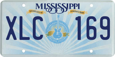 MS license plate XLC169