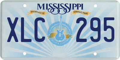 MS license plate XLC295