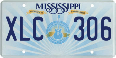 MS license plate XLC306