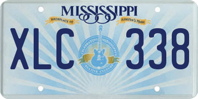 MS license plate XLC338