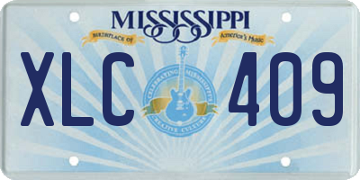 MS license plate XLC409