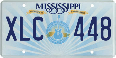 MS license plate XLC448
