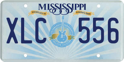 MS license plate XLC556