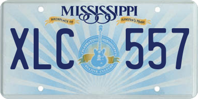 MS license plate XLC557