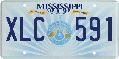 MS license plate XLC591