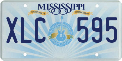 MS license plate XLC595