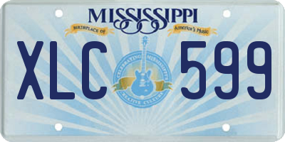 MS license plate XLC599