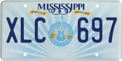 MS license plate XLC697