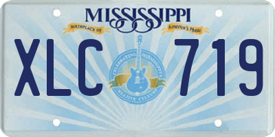 MS license plate XLC719