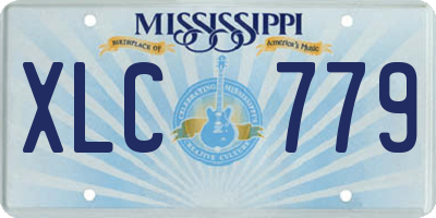 MS license plate XLC779