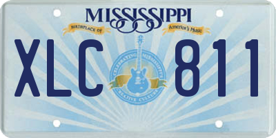 MS license plate XLC811