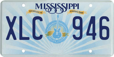 MS license plate XLC946