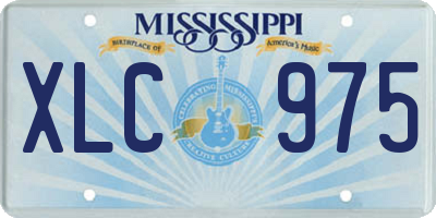 MS license plate XLC975