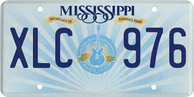 MS license plate XLC976
