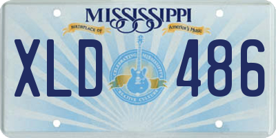 MS license plate XLD486