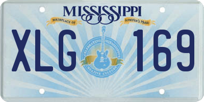 MS license plate XLG169